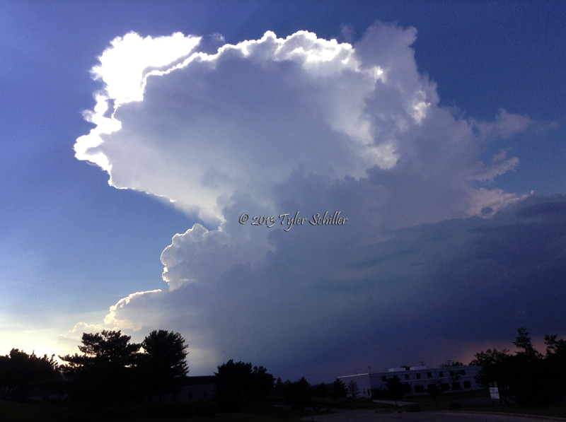 Thunderstorm over Oconomowoc, Wisconsin - July 15, 2013